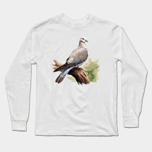 Collared Dove Long Sleeve T-Shirt